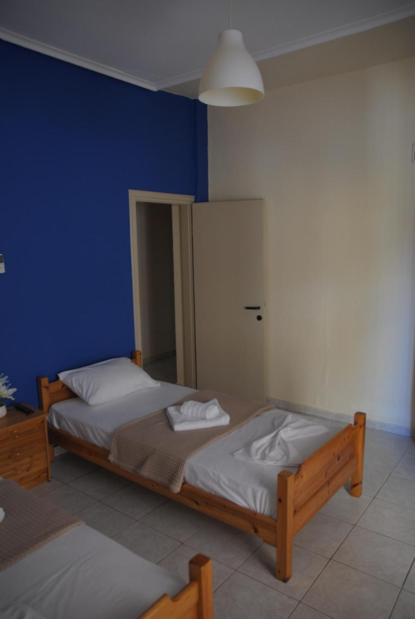 Light Blue Paralia Apartments Bagian luar foto