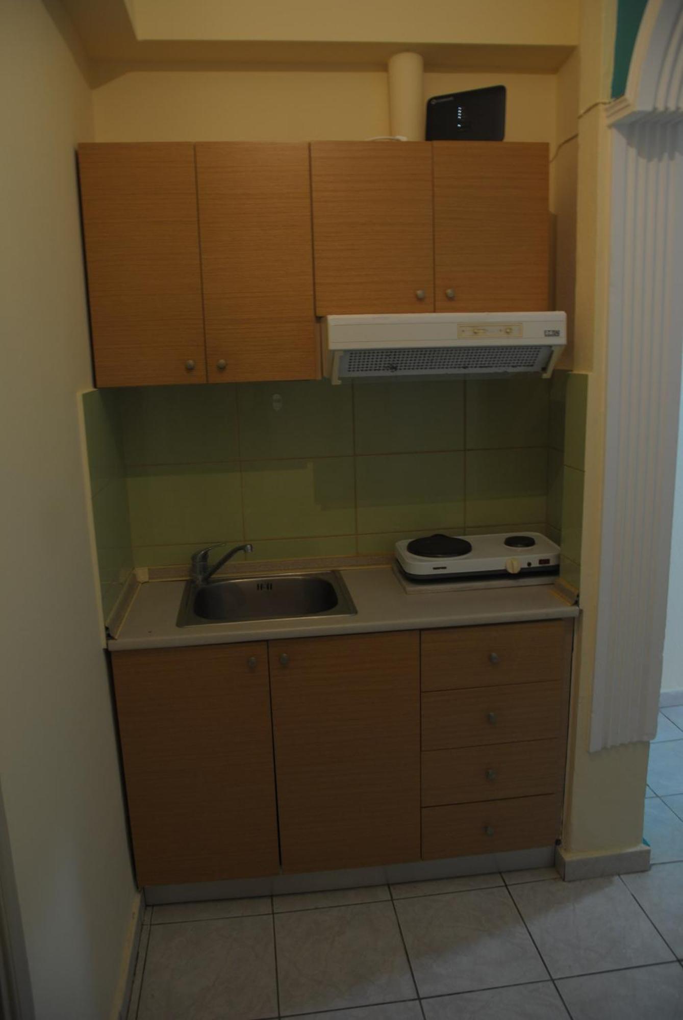 Light Blue Paralia Apartments Bagian luar foto