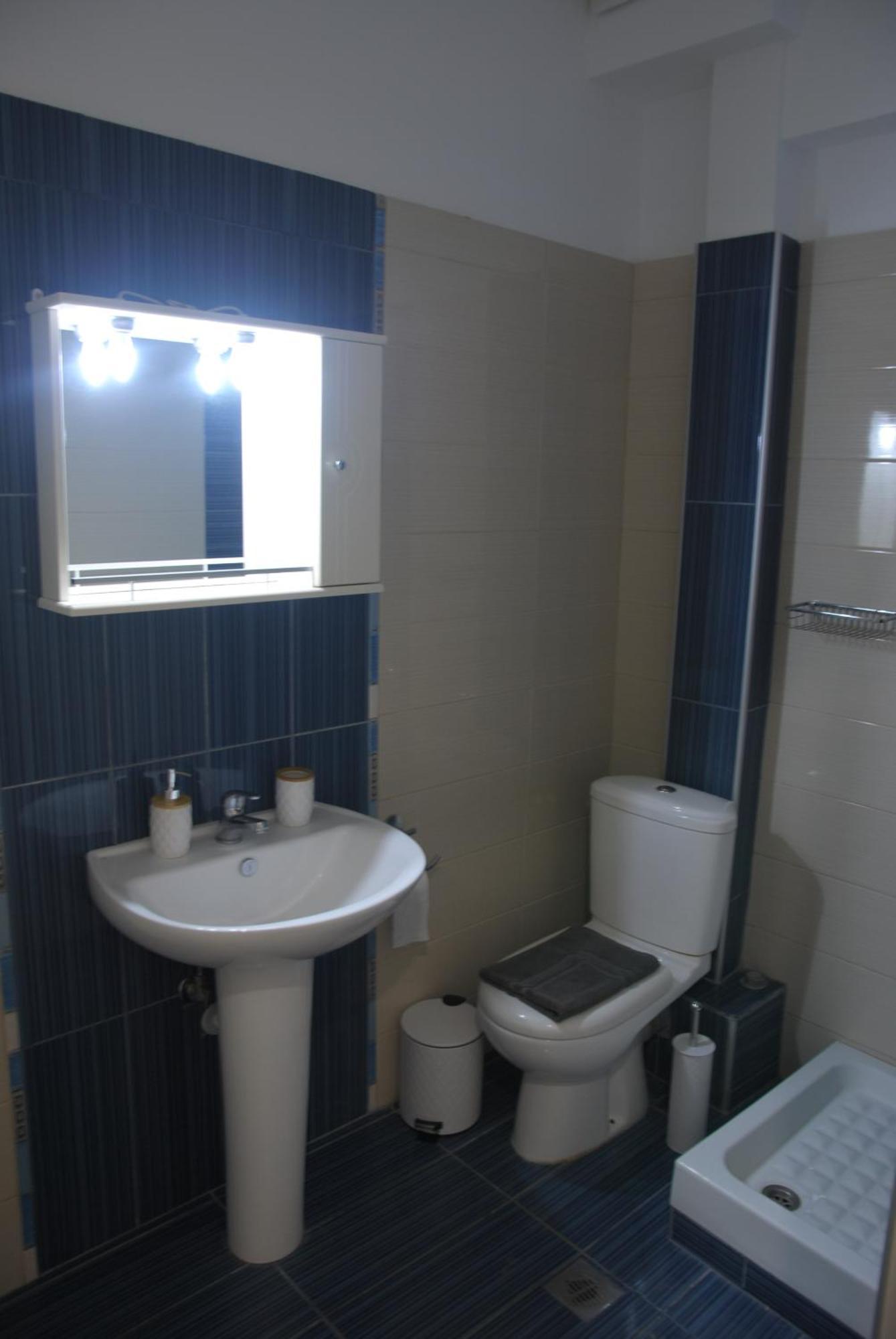 Light Blue Paralia Apartments Bagian luar foto